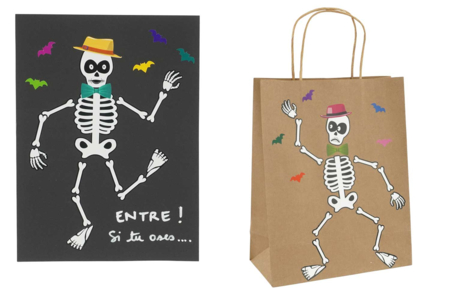 Deco Halloween Esqueleto - Gomets Halloween – 10doigts.fr