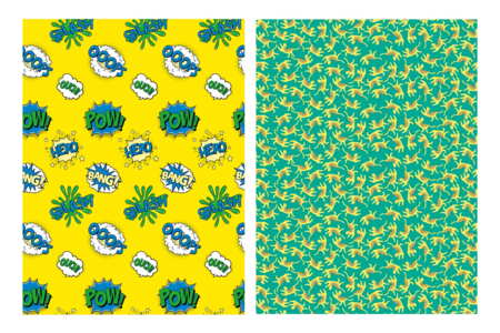 decopatch amarillo burbujas cómic - Papel DECOPATCH – 10doigts.fr