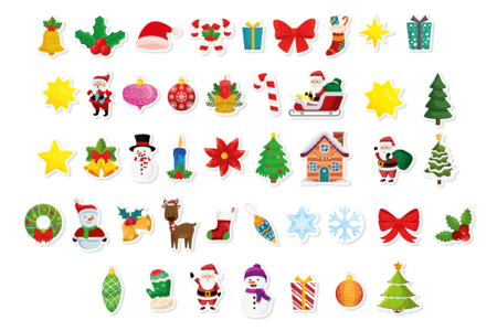 Maxi pack Christmas embellishments - 220 pieces - 4 - Small Christmas Decorations - 10doigts.com - Small Christmas Decorations – 10doigts.fr