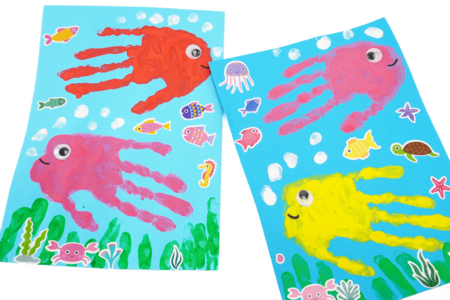 fish drawing activity baby - Summer Crafts – 10doigts.fr