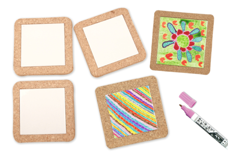 White Porcelain Trivet - 2 - Mother's Day Crafts - 10doigts.com - 10doigts.fr