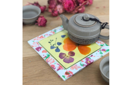 Dried Flower Trivet - 2 - Mother's Day Crafts - 10doigts.com - Mother's Day Crafts – 10doigts.fr