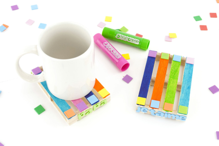 Palette Coaster - 3 - Father's Day Crafts - 10doigts.com - Father's Day Crafts – 10doigts.fr