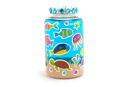 DIY acuario peces actividad niños - Actividades manuales océano: sumérgete en un universo creativo y sensorial – 10doigts.fr