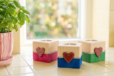 DIY bougeoir fête des mères cadeau enfants - Handicraft Activities for Making Your Candles and Soaps – 10doigts.fr