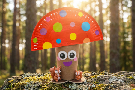 DIY champiñón otoño - Actividades manuales Otoño – 10doigts.fr