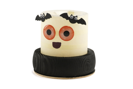 DIY halloween photophore fantôme momie - Actividades manuales Halloween – 10doigts.fr