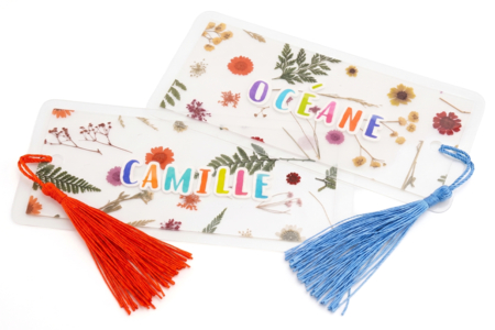 DIY marque pages prénom - Flower Crafts: Creations Inspired by Nature and the Seasons – 10doigts.fr