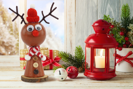 DIY navidad reno papá noel niños - Actividades manuales de Navidad – 10doigts.fr