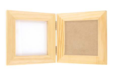 Wooden Diptych: Frame + Panel - 1 - Wooden Photo Frames - 10doigts.com - Wooden Photo Frames – 10doigts.fr
