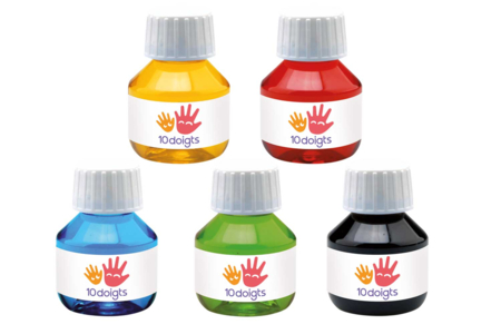 Drawing Ink, 60 ml - 5 Colors - 1 - Liquid Inks - 10doigts.com - Liquid Inks – 10doigts.fr