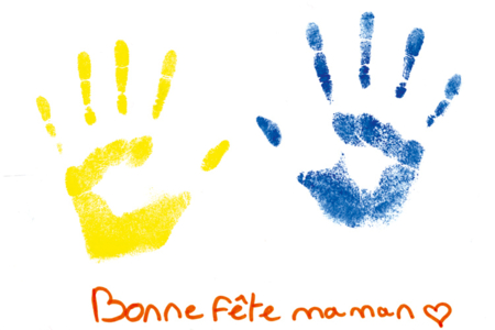 Handprint Canvas - 1 - Mother's Day Crafts - 10doigts.com - Mother's Day Crafts – 10doigts.fr