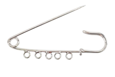 alfiler de plata con anillos - Broches – 10doigts.fr