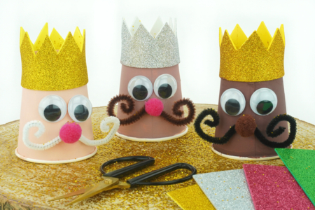 The Three Wise Men with Paper Cups - 3 - Epiphany Crafts - 10doigts.com - Epiphany Crafts – 10doigts.fr