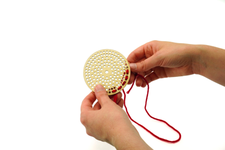 paso 1 bola de tejer - Bolas de Navidad DIY – 10doigts.fr
