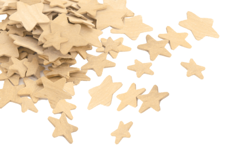 estrella de madera - Deco en madera cruda – 10doigts.fr