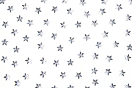 Star-shaped Adhesive Rhinestones, Crystal - 72 pcs - 1 - Sticker rhinestones - 10doigts.com - Sticker rhinestones – 10doigts.fr