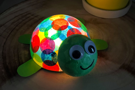 Lulu the Glow Turtle - 2 - Summer Crafts - 10doigts.com - Summer Crafts – 10doigts.fr