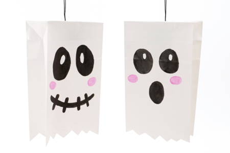 fantasmas de papel Halloween DIY - Manualidades para Halloween – 10doigts.fr