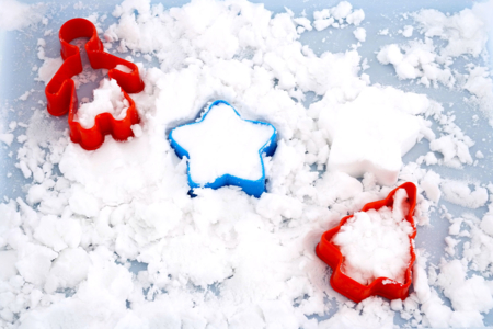 nieve falsa tutorial niño - Actividades manuales de Navidad – 10doigts.fr