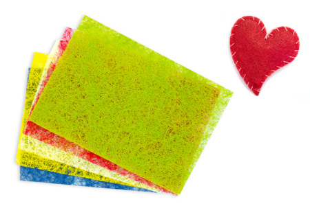 Sisal Sheets - 5 Bright Colors - 1 - 10doigts.com - 10doigts.fr