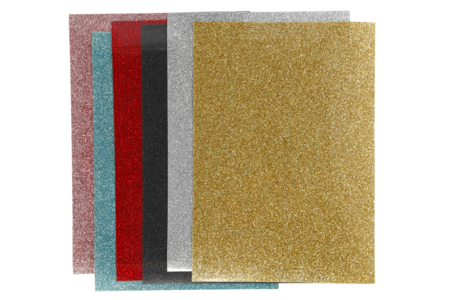 Glitter Iron-on Transfer Sheets - 6 Sheets - 1 - Transfers and Iron-On Transfers - 10doigts.com - Transfers and Iron-On Transfers – 10doigts.fr