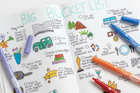 fine pens DIY journal - Fine Tip Markers – 10doigts.fr