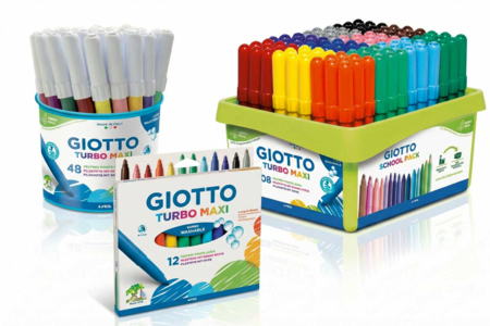 GIOTTO Turbo Maxi Markers - Broad Tip - 1 - Broad Tip Markers - 10doigts.com - Broad Tip Markers – 10doigts.fr