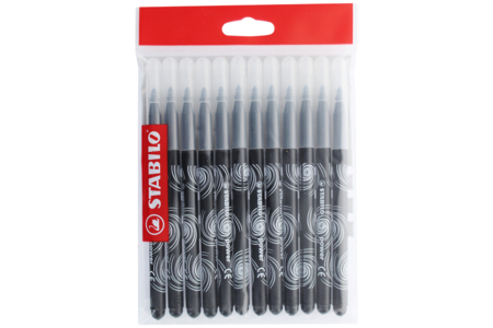 Rotuladores STABILO POWER negro - Rotuladores de punta media – 10doigts.fr