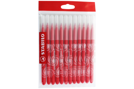 Rotuladores STABILO POWER rojo - Rotuladores de punta media – 10doigts.fr