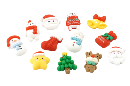 Figuritas de resina de Navidad Niño - Pequeñas decoraciones de Navidad – 10doigts.fr