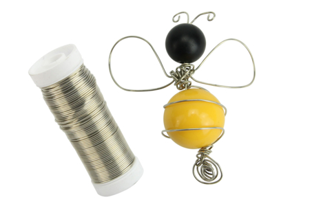 Thick Metal Wire Ø 0.6 mm - 4 Coils Gold and Silver - 4 - Metal Wire - 10doigts.com - Metal Wire – 10doigts.fr