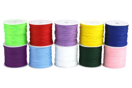 cordón de poliéster 1 mm - Cuerda de cola de ratón – 10doigts.fr