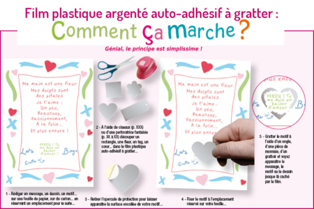 Self-adhesive Scratch Film - 1 - Card Making Crafts: Our Creative Ideas for Children - 10doigts.com - Card Making Crafts: Our Creative Ideas for Children – 10doigts.fr
