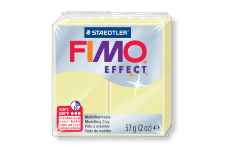 FIMO Effect Pastel - Yellow (105) - 1 - Fimo Clay per Unit - 10doigts.com - Fimo Clay per Unit – 10doigts.fr