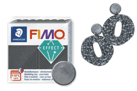 Fimo Effect Glitter - Metallic Steel Grey (91) - 1 - Fimo Effect Clay - 10doigts.com - Fimo Effect Clay – 10doigts.fr
