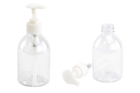 Plastic Soap Dispenser - 2 - Transparent Plastic - 10doigts.com - Transparent Plastic – 10doigts.fr