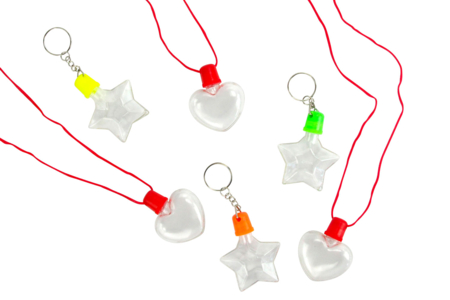 DIY Jewelry Kit with Colored Sand - 6 Jewelry Pieces + 12 Sand Tubes - 5 - Keychains - 10doigts.com - Keychains – 10doigts.fr