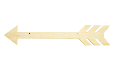 flecha de madera - Placa de puerta – 10doigts.fr