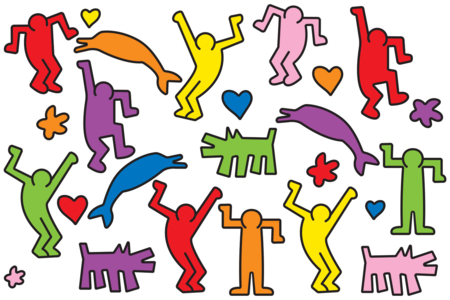 Colorful Strong Cardboard "La bamboche" Patterns - 250 Shapes - 5 - Paper Accessories - 10doigts.com - Paper Accessories – 10doigts.fr