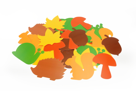 Autumn Shapes in Cardstock - 60 Pieces - 2 - Cardboard Shapes - 10doigts.com - Cardboard Shapes – 10doigts.fr