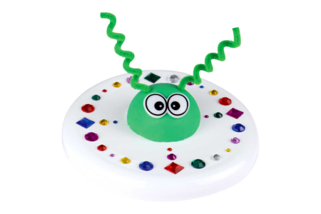 Decorative Frisbee - 4 - Coloring Supports - 10doigts.com - Opaque Plastic – 10doigts.fr