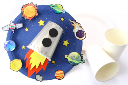 Gomets "Espacio y Extraterrestres" - 100 pcs - Gomets historias y decoraciones – 10doigts.fr