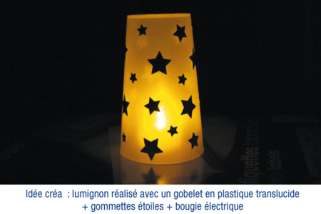 Vaso de plástico translúcido e irrompible - Plástico Opaco – 10doigts.fr