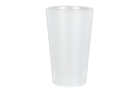 vaso de plástico translúcido - Plástico Opaco – 10doigts.fr