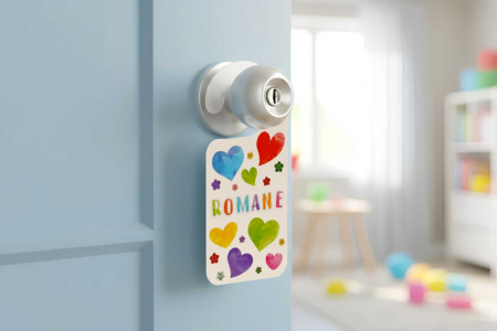 gomets corazones placa de puerta - Gomets Día de los padres – 10doigts.fr