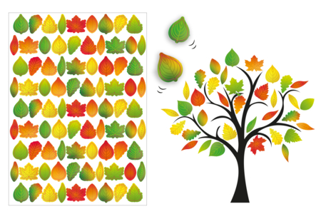Leaf Stickers - 510 pcs - 1 - Season Stickers - 10doigts.com - Season Stickers – 10doigts.fr