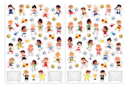 Football Stickers - 2 Sheets - 2 - Story Stickers and Decorations - 10doigts.com - Story Stickers and Decorations – 10doigts.fr