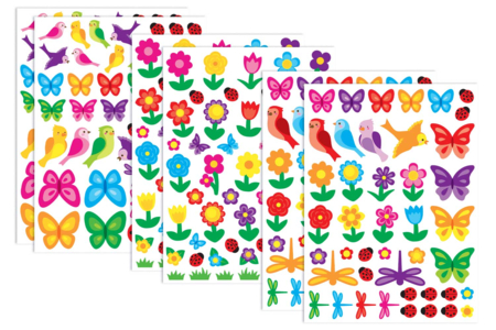Gomets de primavera - 3 sets (18 planchas) - Gomets estaciones – 10doigts.fr