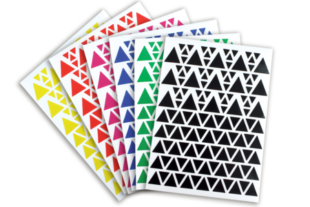 gommettes triangles - Assorted Shapes Stickers – 10doigts.fr